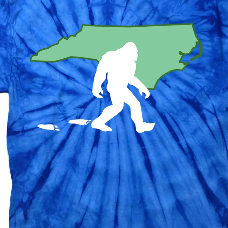 North Carolina Bigfoot Hunter State Gift Tie-Dye T-Shirt