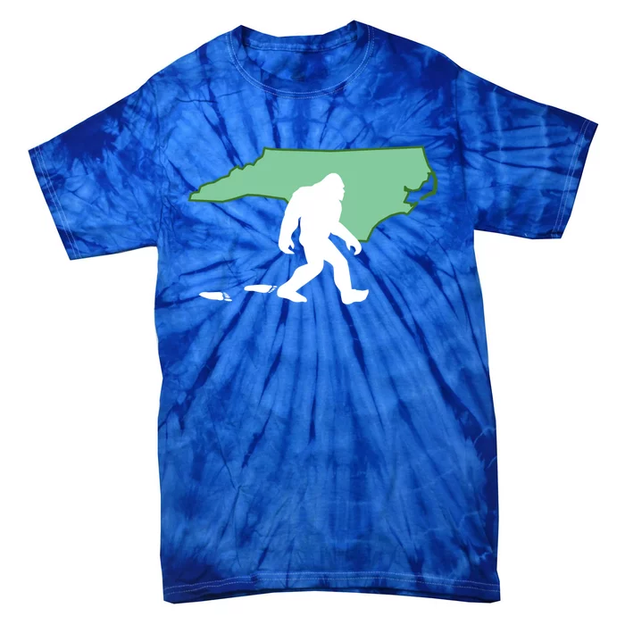 North Carolina Bigfoot Hunter State Gift Tie-Dye T-Shirt