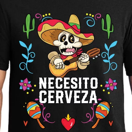 Necesito Cerveza Beer Er Alcoholic Mexican Gift Pajama Set