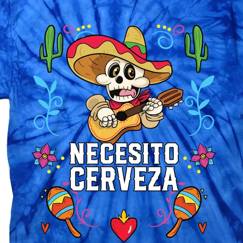 Necesito Cerveza Beer Er Alcoholic Mexican Gift Tie-Dye T-Shirt