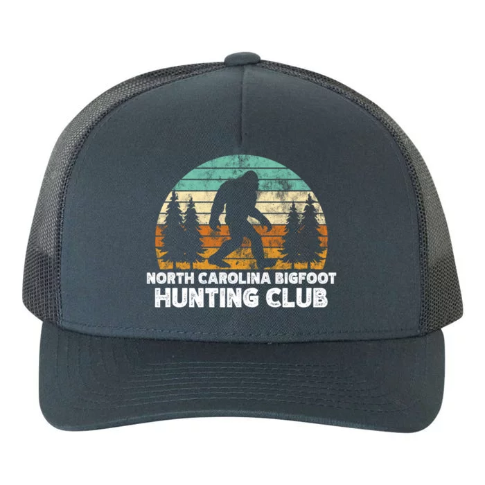 North Carolina Bigfoot Hunting Club Sasquatch Fan Gift Yupoong Adult 5-Panel Trucker Hat