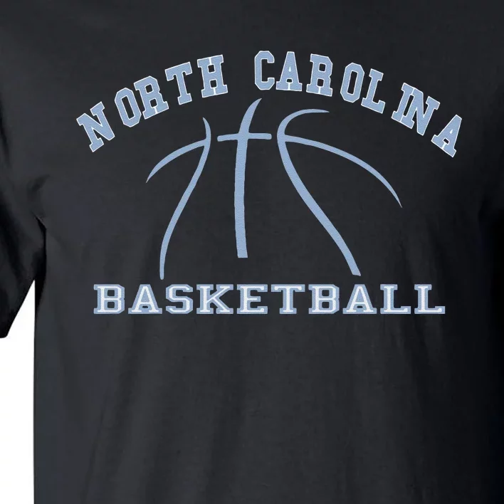 North Carolina Basketball Camp Fan Hoops NC Gear Tall T-Shirt