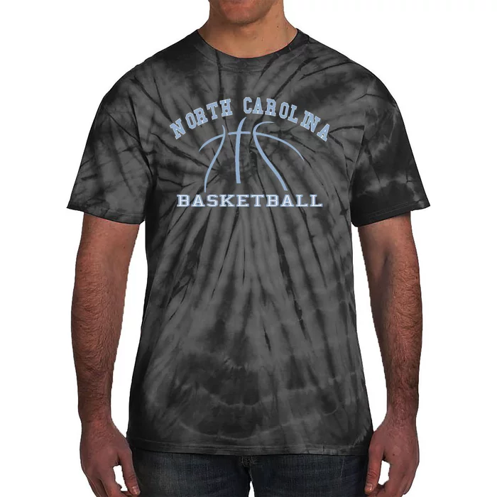 North Carolina Basketball Camp Fan Hoops NC Gear Tie-Dye T-Shirt