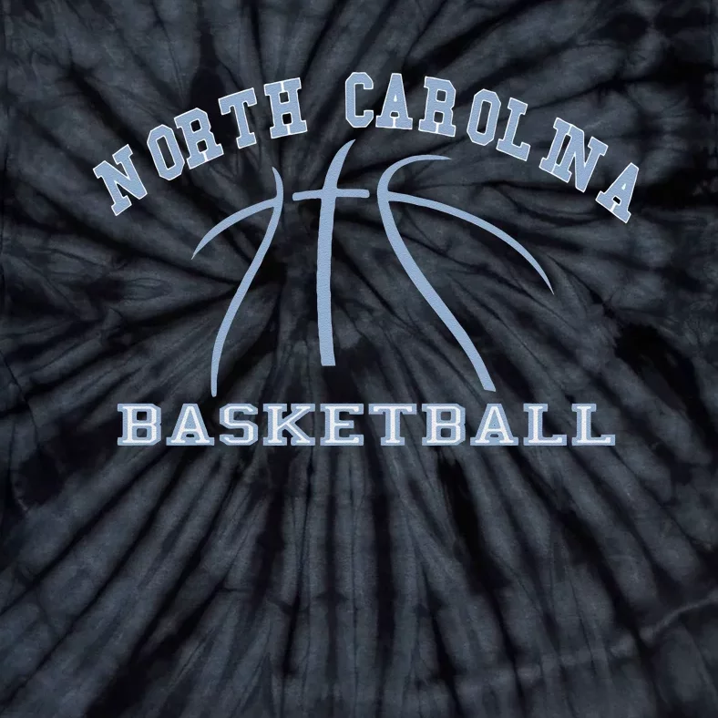 North Carolina Basketball Camp Fan Hoops NC Gear Tie-Dye T-Shirt