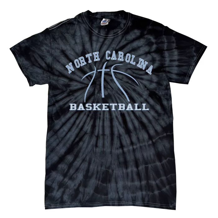 North Carolina Basketball Camp Fan Hoops NC Gear Tie-Dye T-Shirt