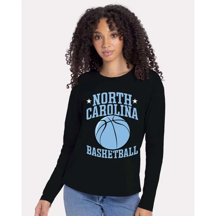 North Carolina Basketball Womens Cotton Relaxed Long Sleeve T-Shirt