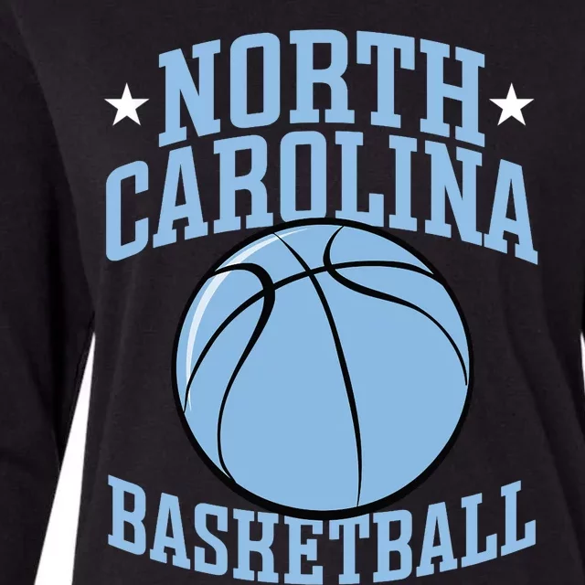 North Carolina Basketball Womens Cotton Relaxed Long Sleeve T-Shirt