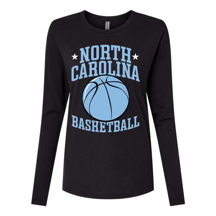 North Carolina Basketball Womens Cotton Relaxed Long Sleeve T-Shirt