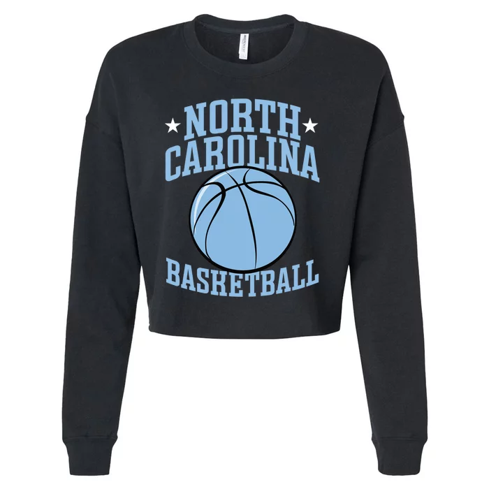 North Carolina Basketball Cropped Pullover Crew