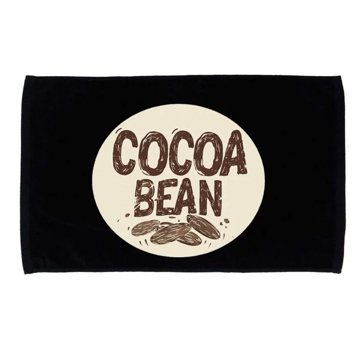 Nice Chocolate Bean For Cocoa Lovers Microfiber Hand Towel