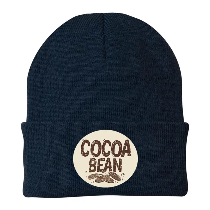 Nice Chocolate Bean For Cocoa Lovers Knit Cap Winter Beanie