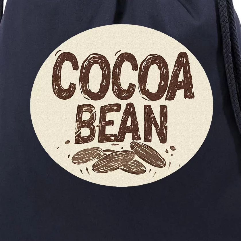 Nice Chocolate Bean For Cocoa Lovers Drawstring Bag