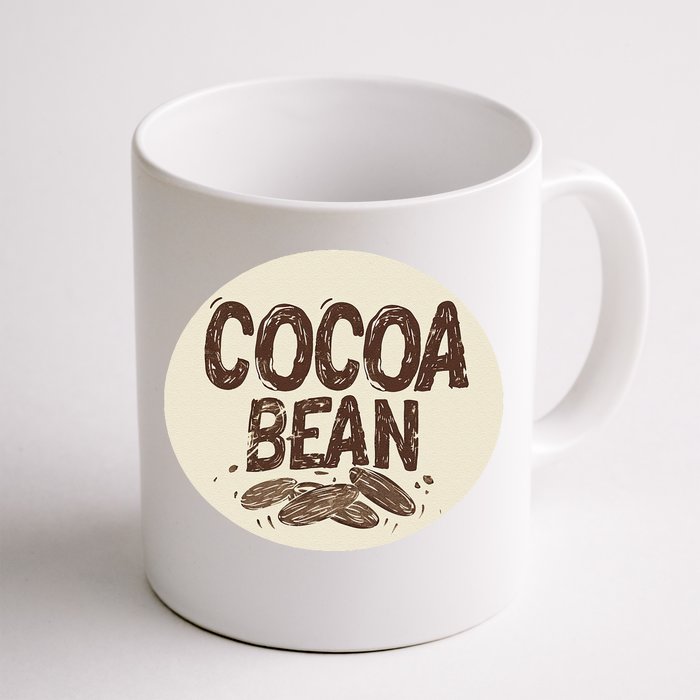 Nice Chocolate Bean For Cocoa Lovers Front & Back Coffee Mug