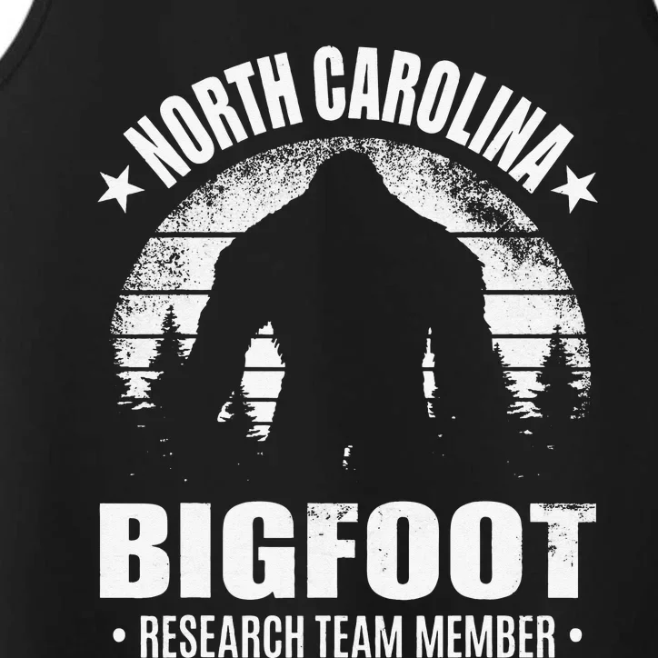 North Carolina Bigfoot Research Team Member Sasquatch Sunset Performance Tank