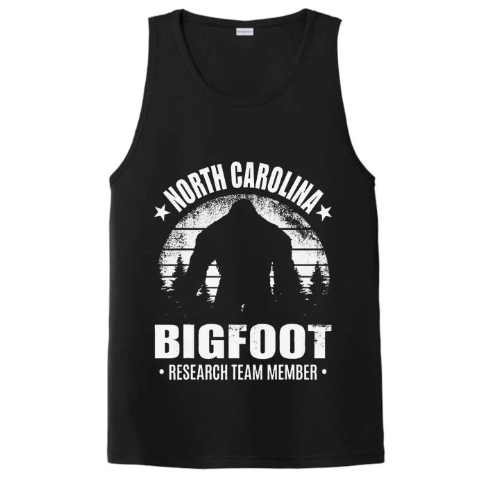 North Carolina Bigfoot Research Team Member Sasquatch Sunset Performance Tank