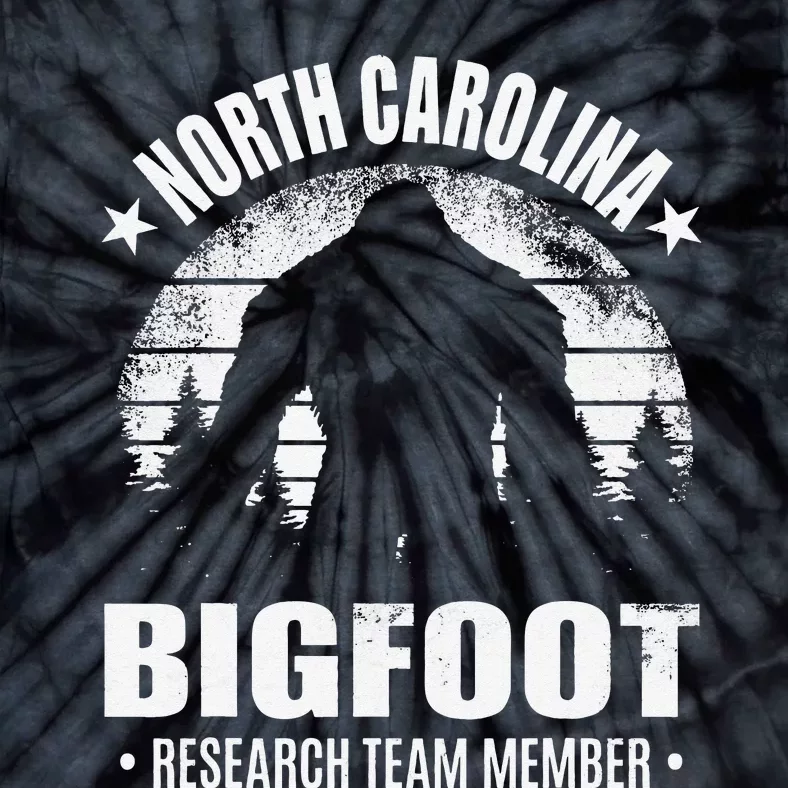 North Carolina Bigfoot Research Team Member Sasquatch Sunset Tie-Dye T-Shirt