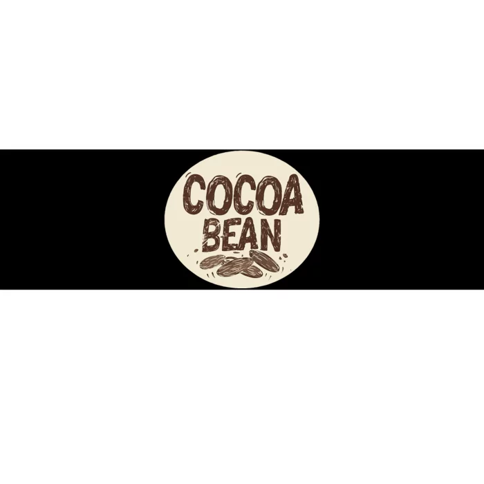 Nice Chocolate Bean For Cocoa Lovers Bumper Sticker