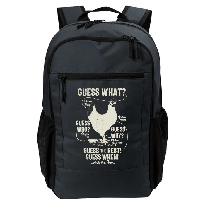 New! Chicken Butt Guess Why? Chicken Thigh Guess Who Poo Daily Commute Backpack