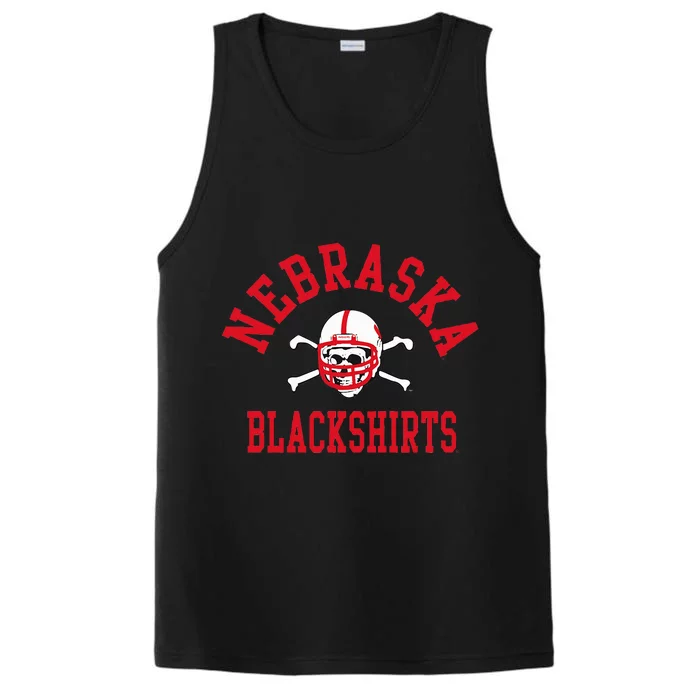 N.E.B.R.A.S.K.A Cornhuskers Blackshirts Performance Tank