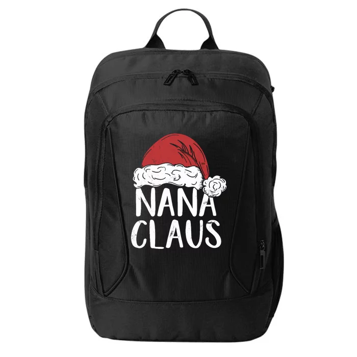 Nana Claus Christmas Costume Gift Santa Matching Family Xmas City Backpack