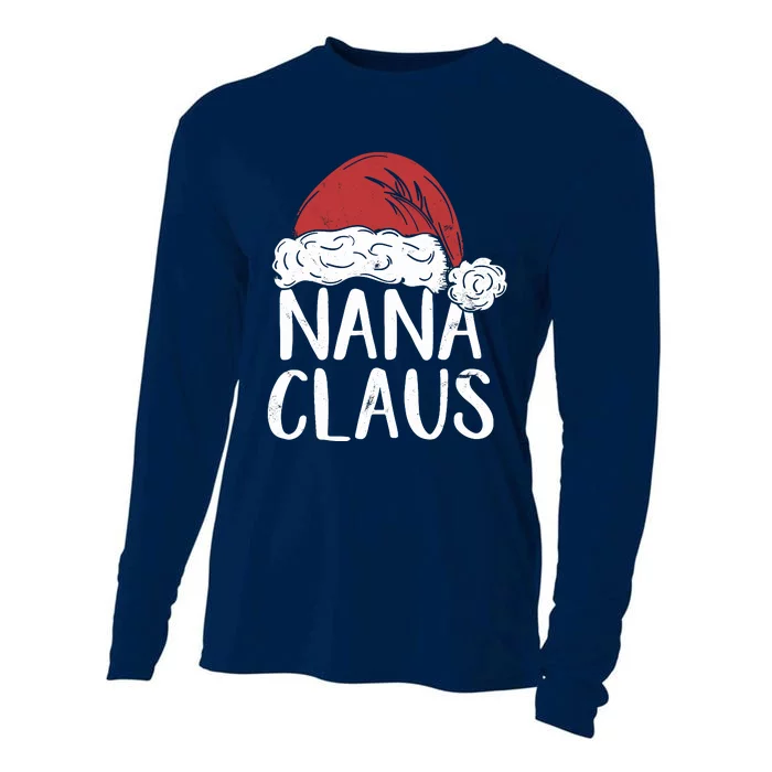 Nana Claus Christmas Costume Gift Santa Matching Family Xmas Cooling Performance Long Sleeve Crew