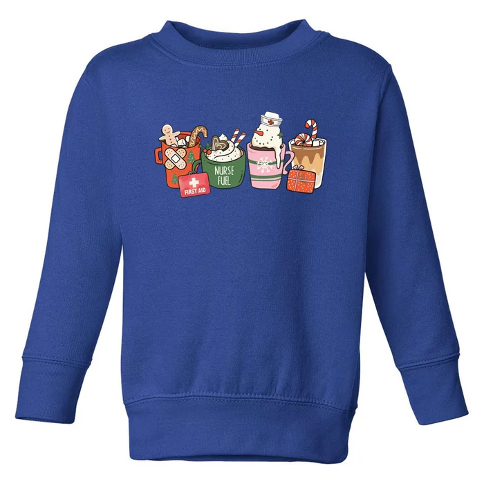 Nurse Christmas Coffee Meaningful Gift Toddler Sweatshirt