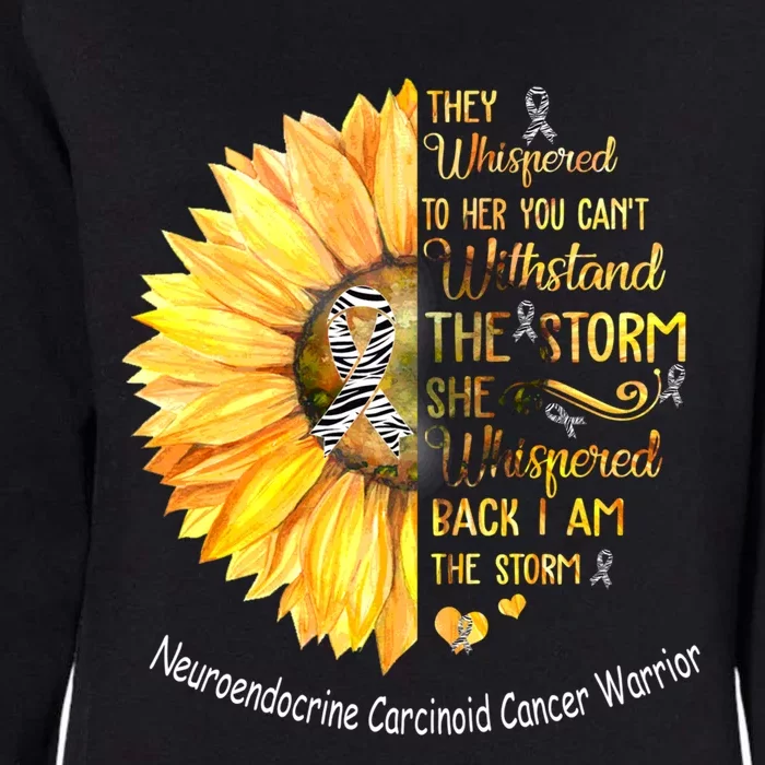 Neuroendocrine Carcinoid Cancer Warrior Gift Womens California Wash Sweatshirt