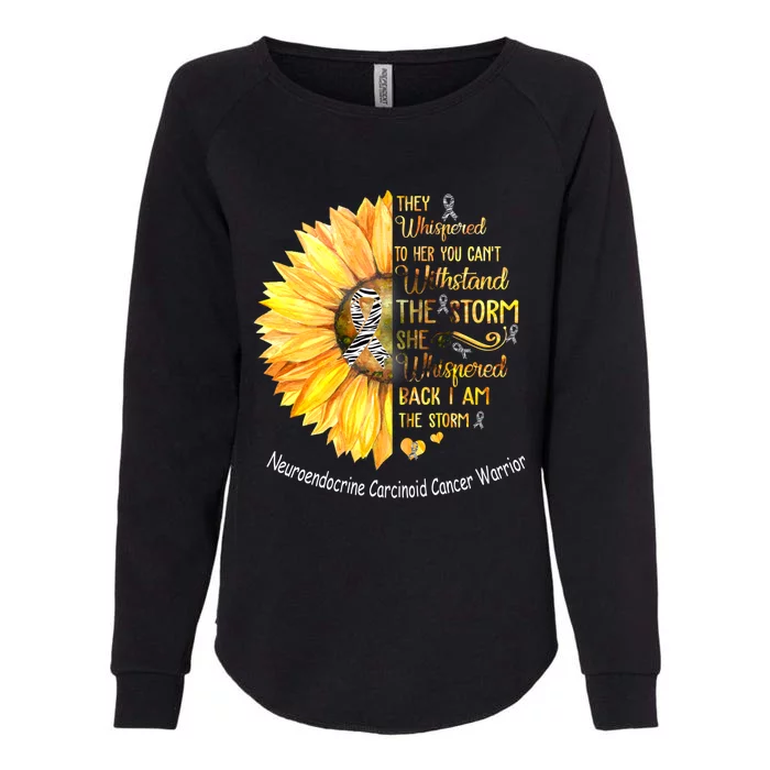 Neuroendocrine Carcinoid Cancer Warrior Gift Womens California Wash Sweatshirt