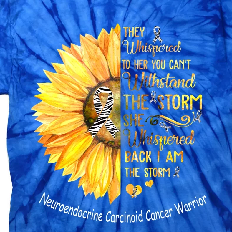 Neuroendocrine Carcinoid Cancer Warrior Gift Tie-Dye T-Shirt