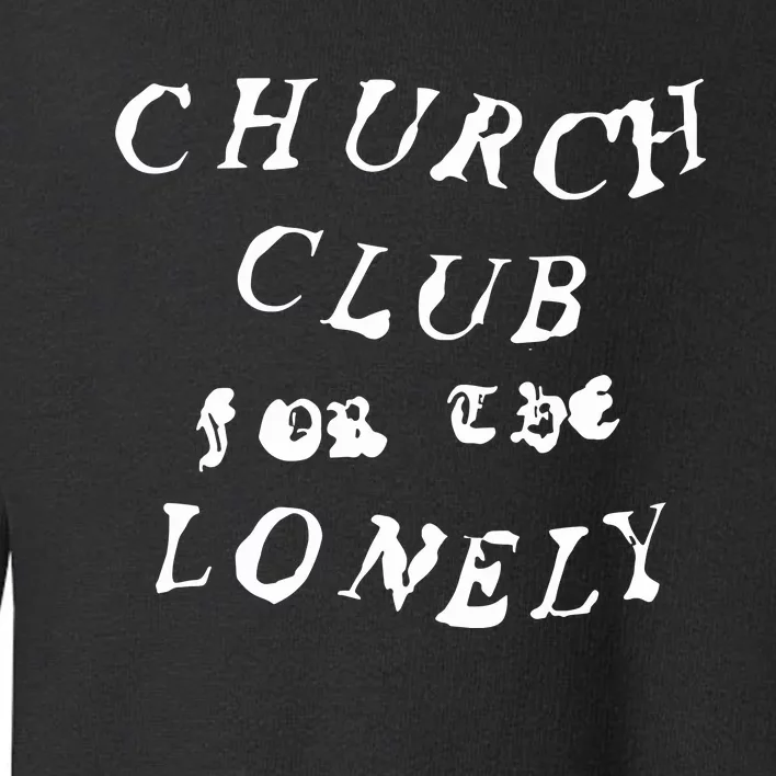 Nessabarrett Church Club Pink Toddler Sweatshirt