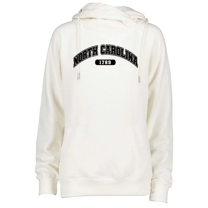 North Carolina Collegiate Style 1789 Womens Funnel Neck Pullover Hood