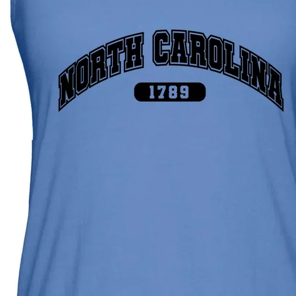 North Carolina Collegiate Style 1789 Ladies Essential Flowy Tank