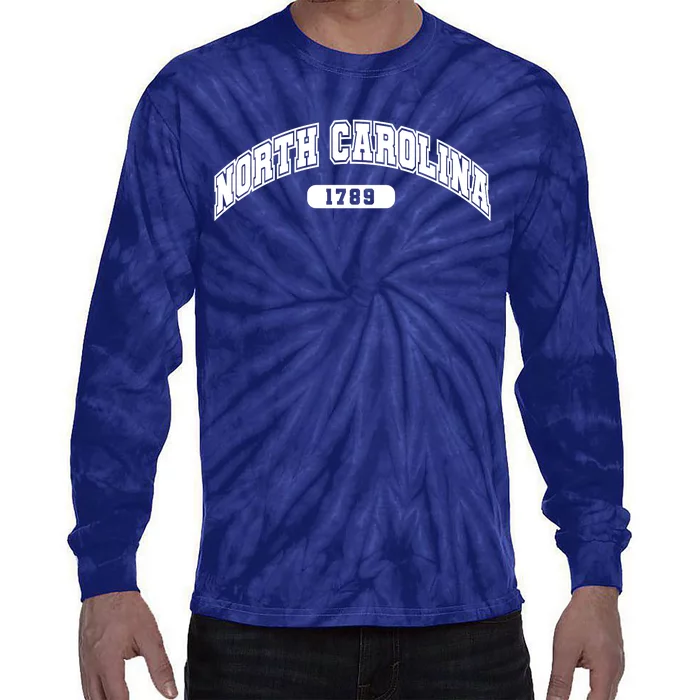 North Carolina Collegiate Style 1789 Tie-Dye Long Sleeve Shirt