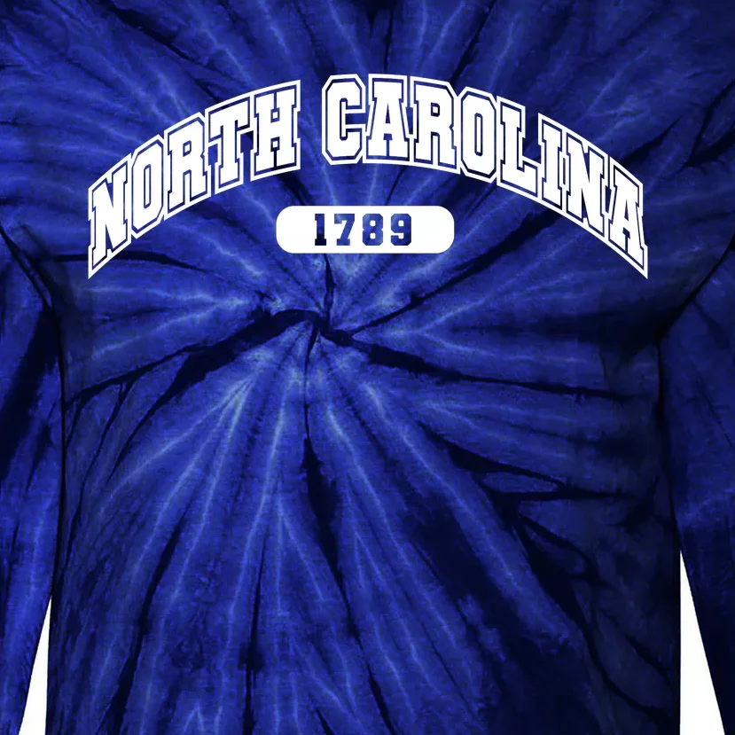 North Carolina Collegiate Style 1789 Tie-Dye Long Sleeve Shirt