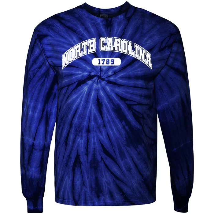 North Carolina Collegiate Style 1789 Tie-Dye Long Sleeve Shirt