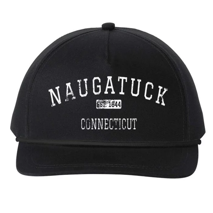 Naugatuck Connecticut Ct Vintage Snapback Five-Panel Rope Hat