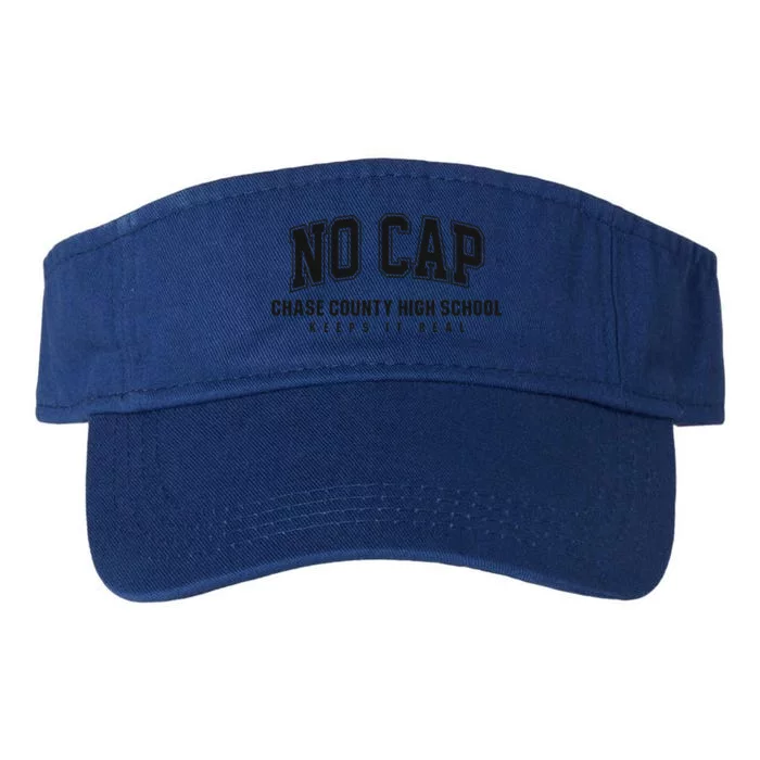 No Cap Chase County High School Keepin It Real Valucap Bio-Washed Visor