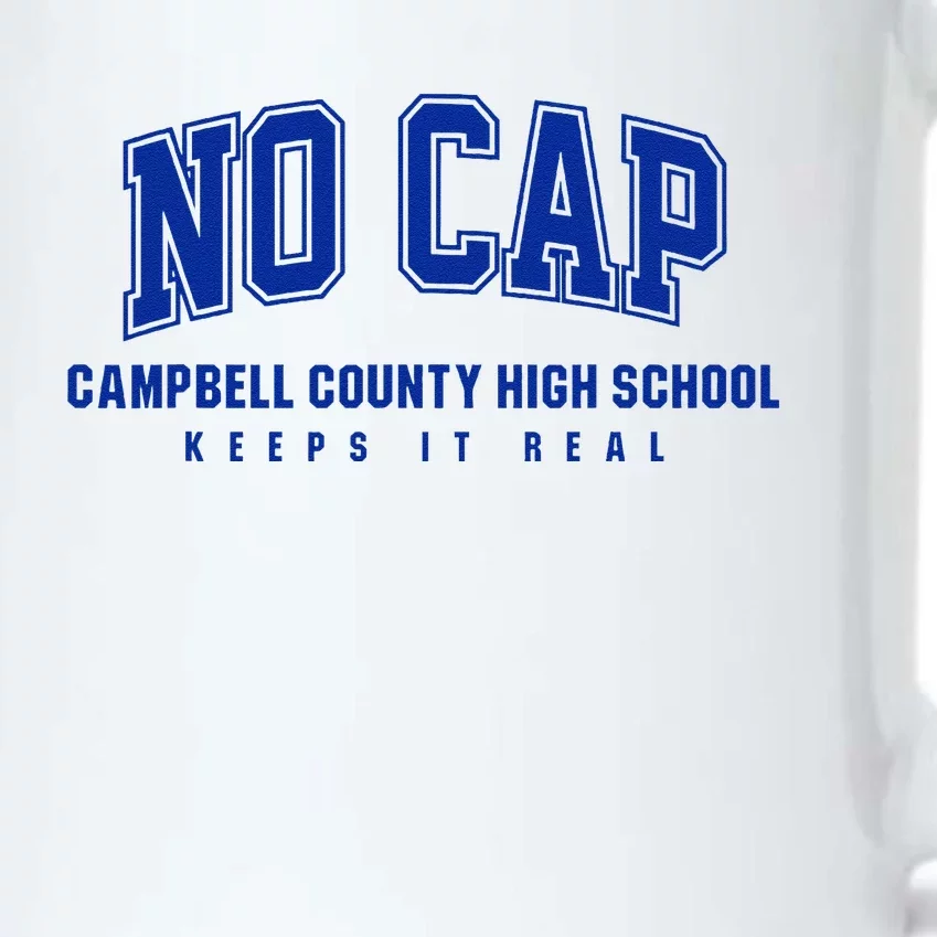 No Cap Campbell County High School Keepin It Real Black Color Changing Mug