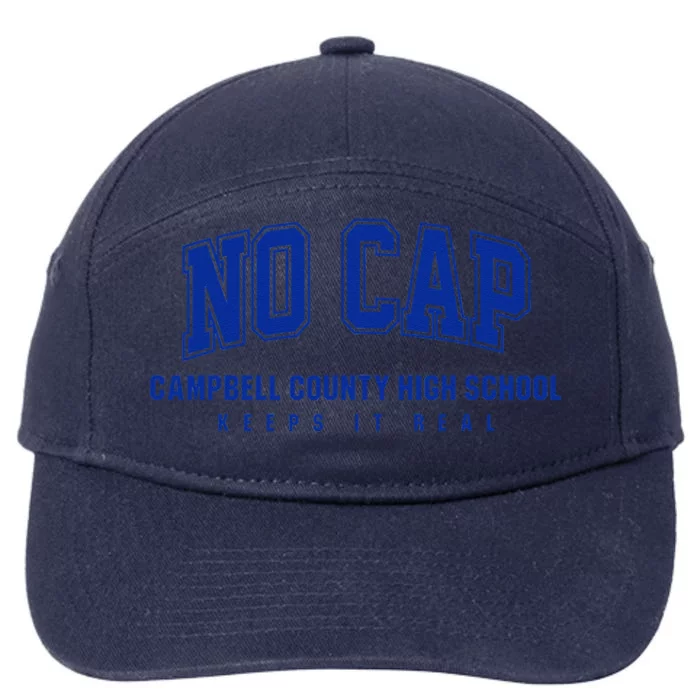 No Cap Campbell County High School Keepin It Real 7-Panel Snapback Hat