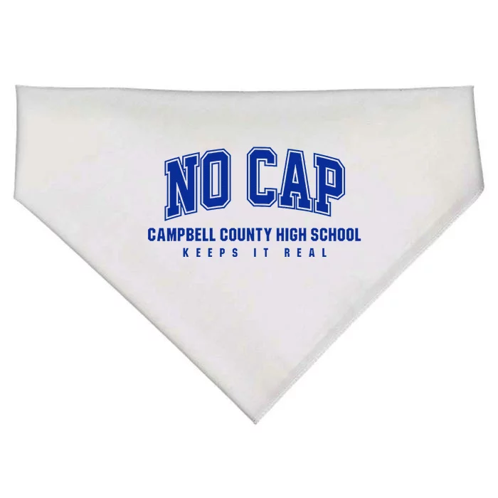 No Cap Campbell County High School Keepin It Real USA-Made Doggie Bandana