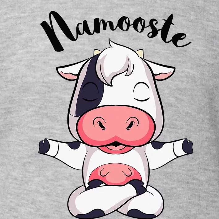 Namoostee Cow  Cow Lover Gifts Namaste Yoga Toddler Sweatshirt