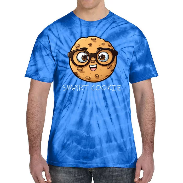 National Chocolate Chip Cookie Day Funny Smart Cookie Gift Tie-Dye T-Shirt