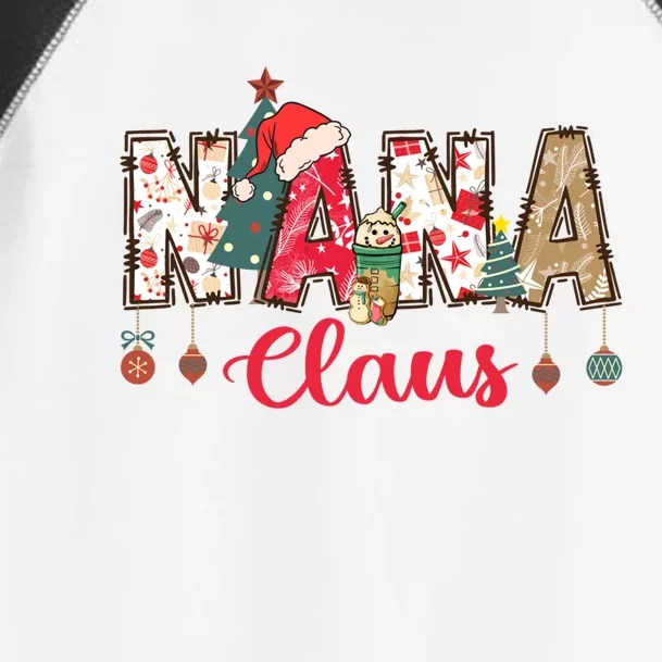 Nana Claus Christmas Family Matching Xmas Light Tree Gift Toddler Fine Jersey T-Shirt