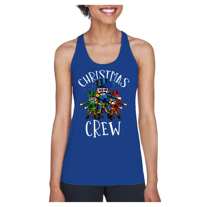 Nutcracker Christmas Crew Flossing Women's Racerback Tank