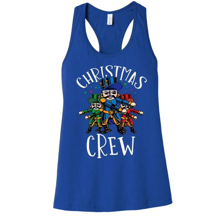 Nutcracker Christmas Crew Flossing Women's Racerback Tank