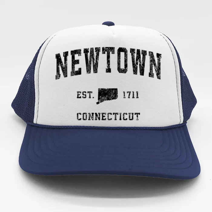 Newtown Connecticut Ct Vintage Sports Trucker Hat