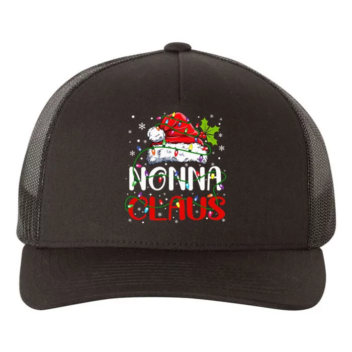 Nonna Claus Christmas Santa Matching Family Xmas Pajamas Yupoong Adult 5-Panel Trucker Hat