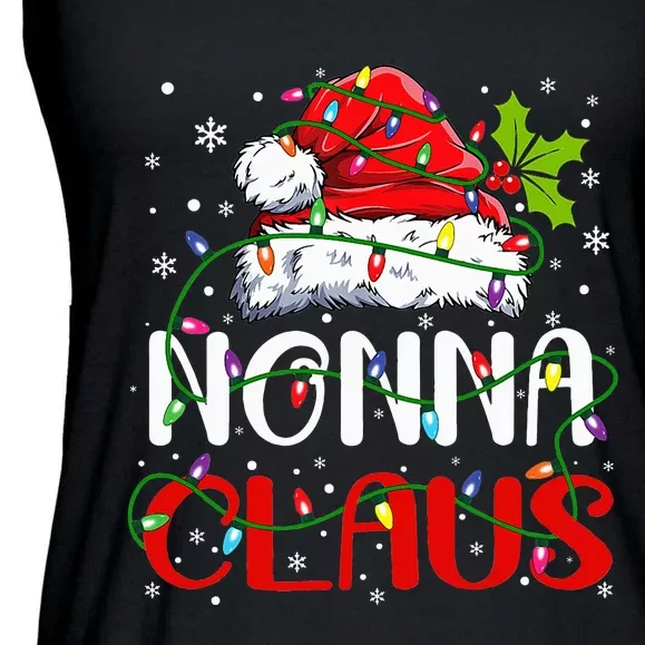 Nonna Claus Christmas Santa Matching Family Xmas Pajamas Ladies Essential Flowy Tank