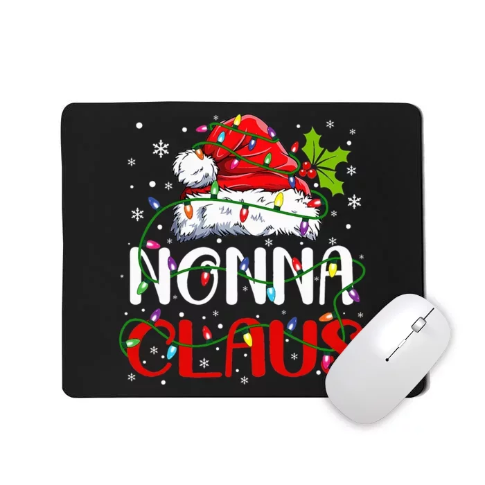 Nonna Claus Christmas Santa Matching Family Xmas Pajamas Mousepad