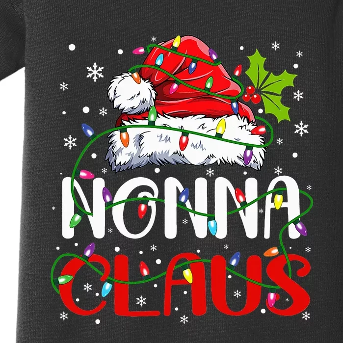 Nonna Claus Christmas Santa Matching Family Xmas Pajamas Baby Bodysuit